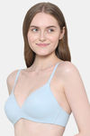 Wacoal Single Layered 3/4Th Coverage T-Shirt Bra - Light Blue — thumbnail 3